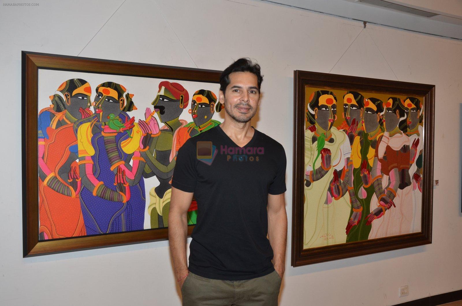 Dino Morea at Thota Vaikuntam art show hosted by India Fine Art on 15th Nov 2016
