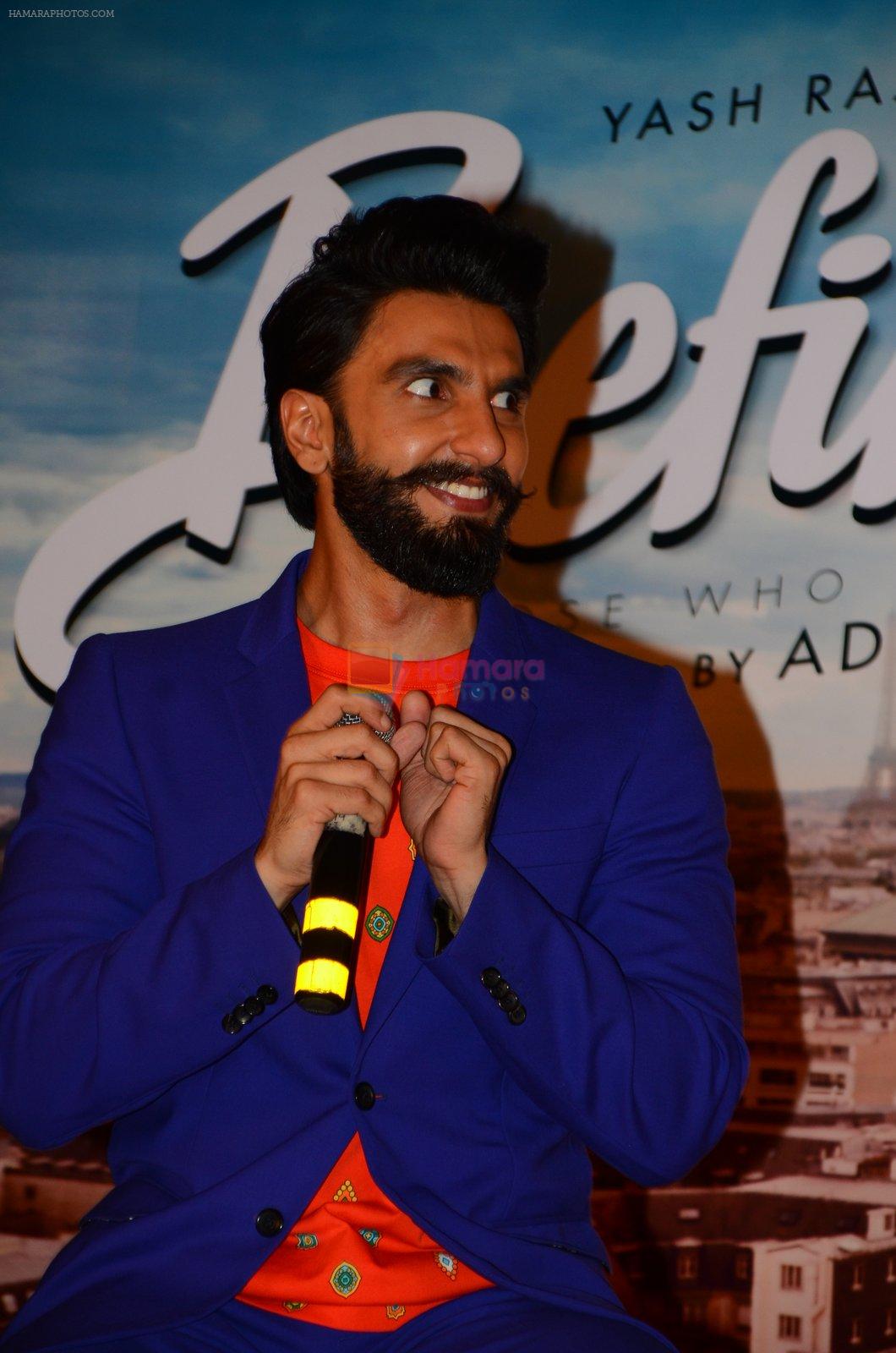Ranveer Singh at Befikre promotions in Mumbai on 15th Nov 2016