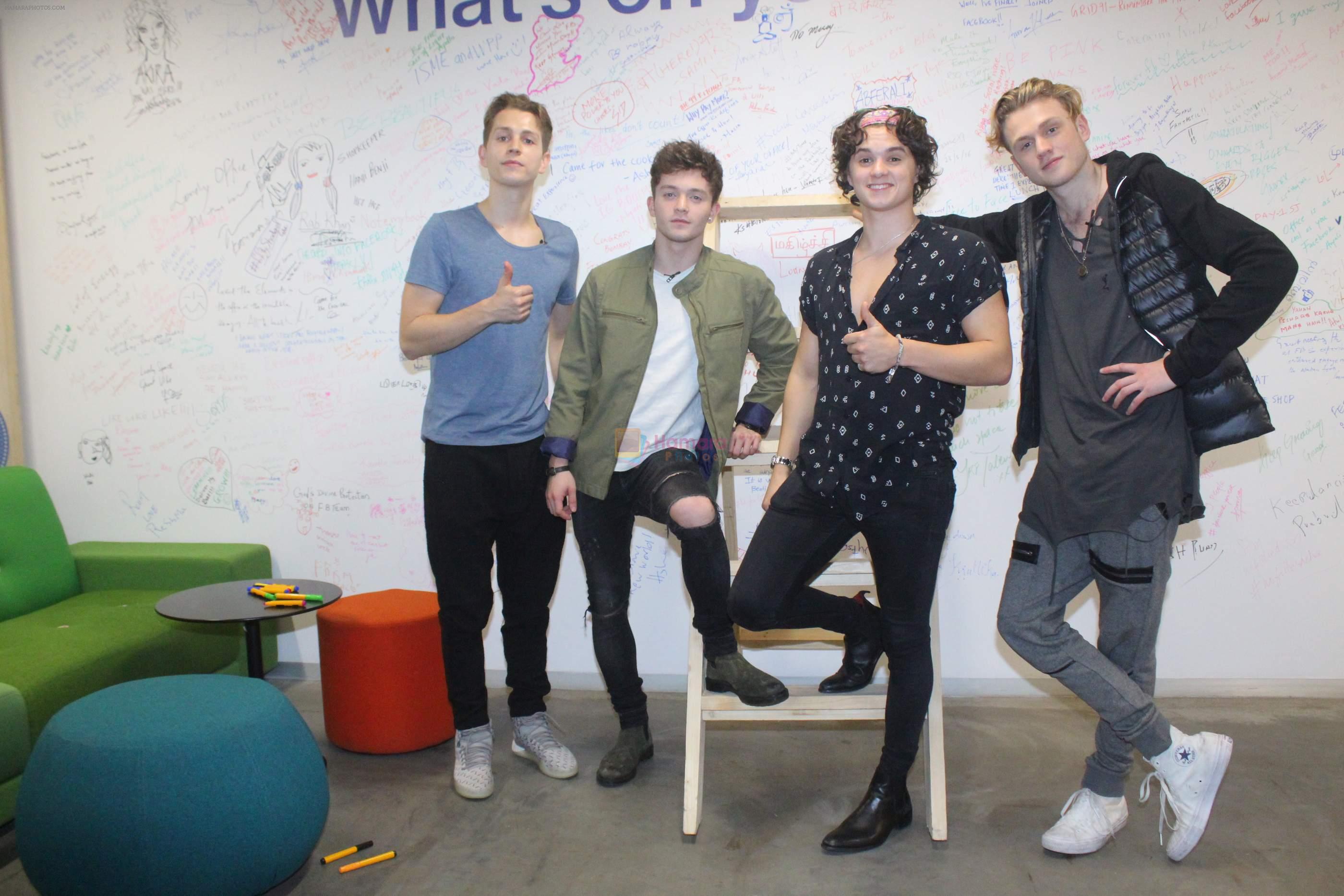 The Vamps jam with Miss Malini on 16th Nov 2016