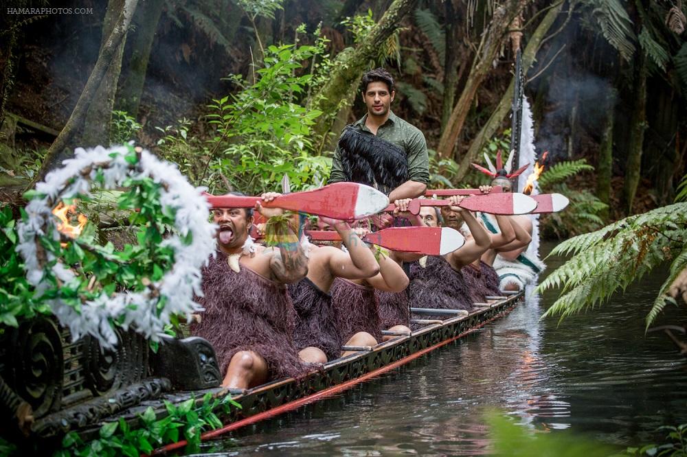 Sidharth dons Traditional Maori Cloak in Rotorua, New Zealand 3