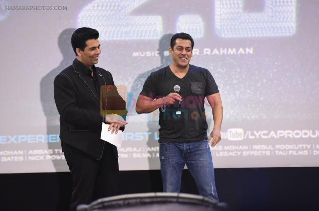 Salman Khan, Karan Johar at Robot 2 launch in Mumbai on 19th Nov 2016