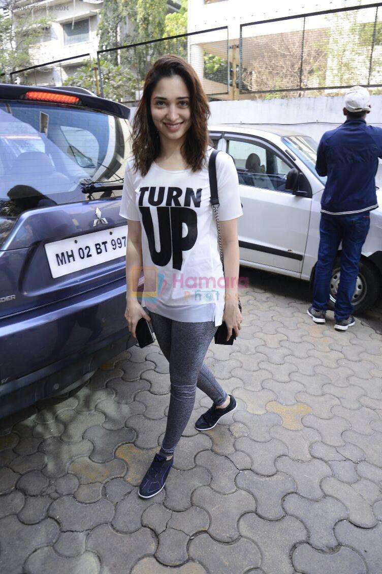 Tammanah Bhatia snapped leaving dance practise session on 1st Dec 2016