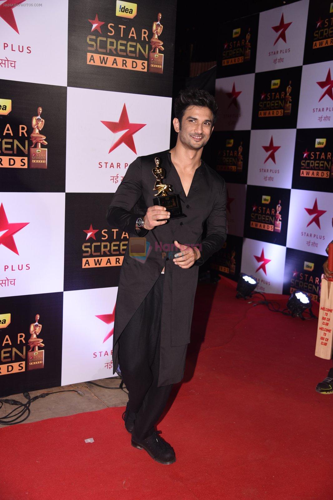 Sushant Singh Rajput at 22nd Star Screen Awards 2016 on 4th Dec 2016
