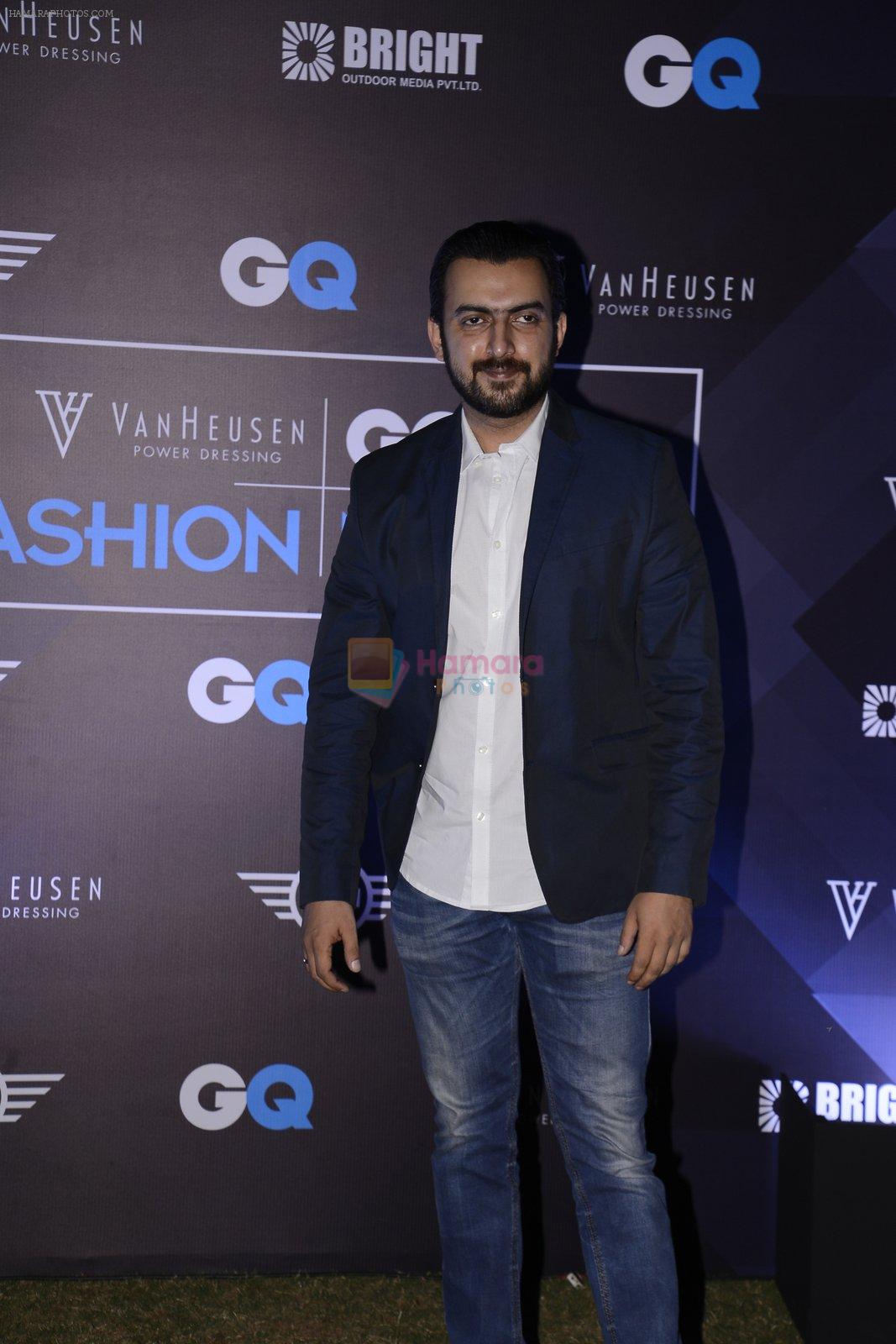Sahil Sangha at GQ Fashion Night on 4th Dec 2016