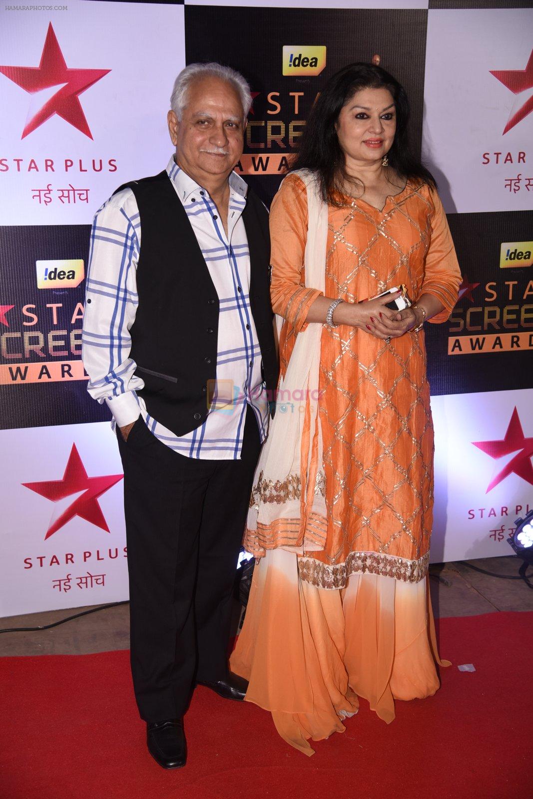 Ramesh Sippy, Kiran Juneja at 22nd Star Screen Awards 2016 on 4th Dec 2016