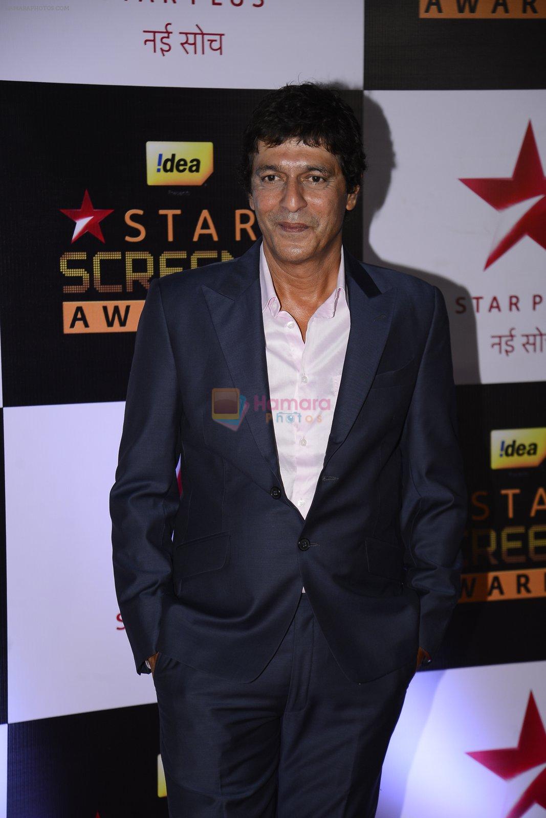 Chunky Pandey at 22nd Star Screen Awards 2016 on 4th Dec 2016