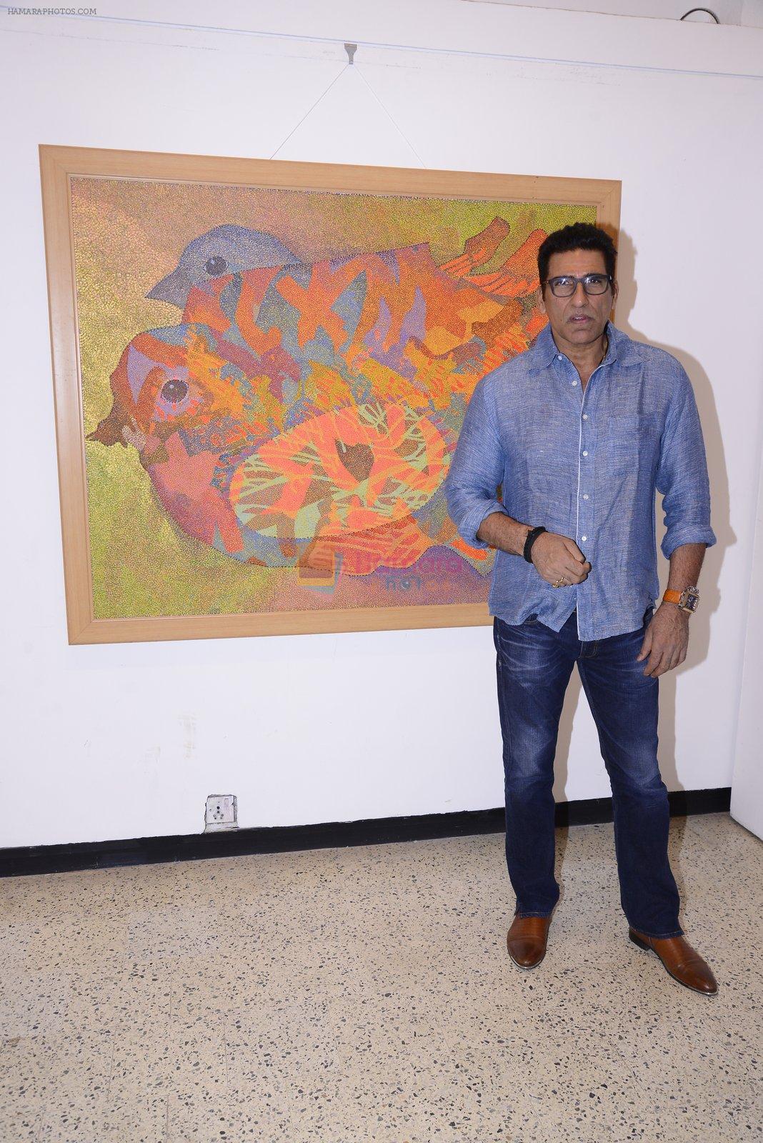 Mukesh Rishi at the late John Fernandes Masterstrokes art show on 6th Dec 2016