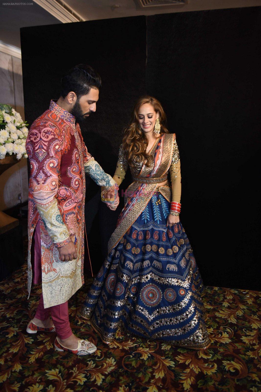 Yuvraj Singh and Hazel Keech Wedding Reception on 7th Dec 2016