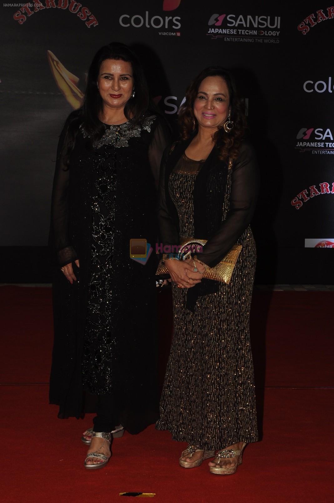 Smita Thackeray and Poonam Dhillon at Sansui COLORS Stardust Awards