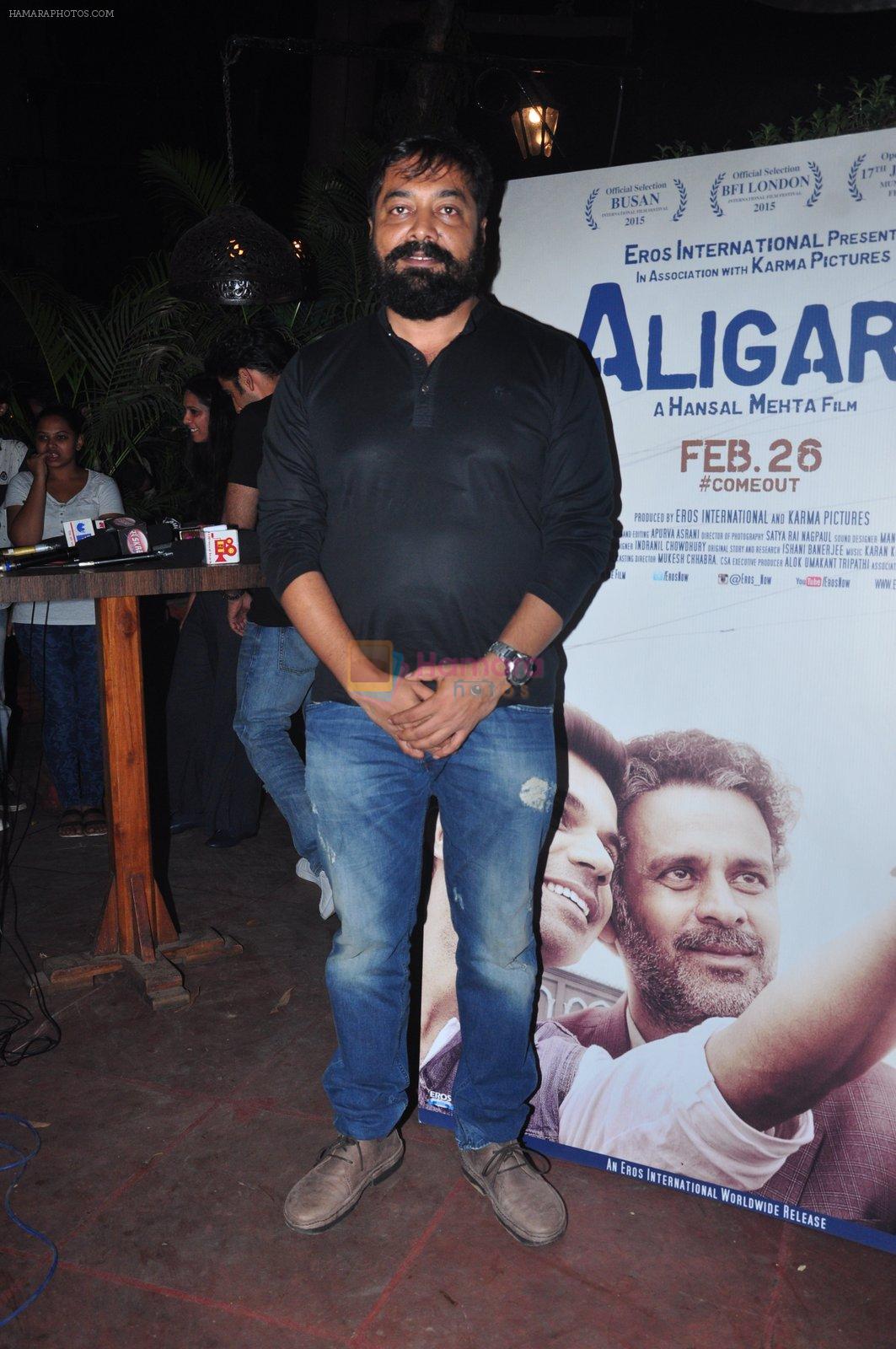 Anurag Kashyap at Aligarh bash in Mumbai on 21st Dec 2016