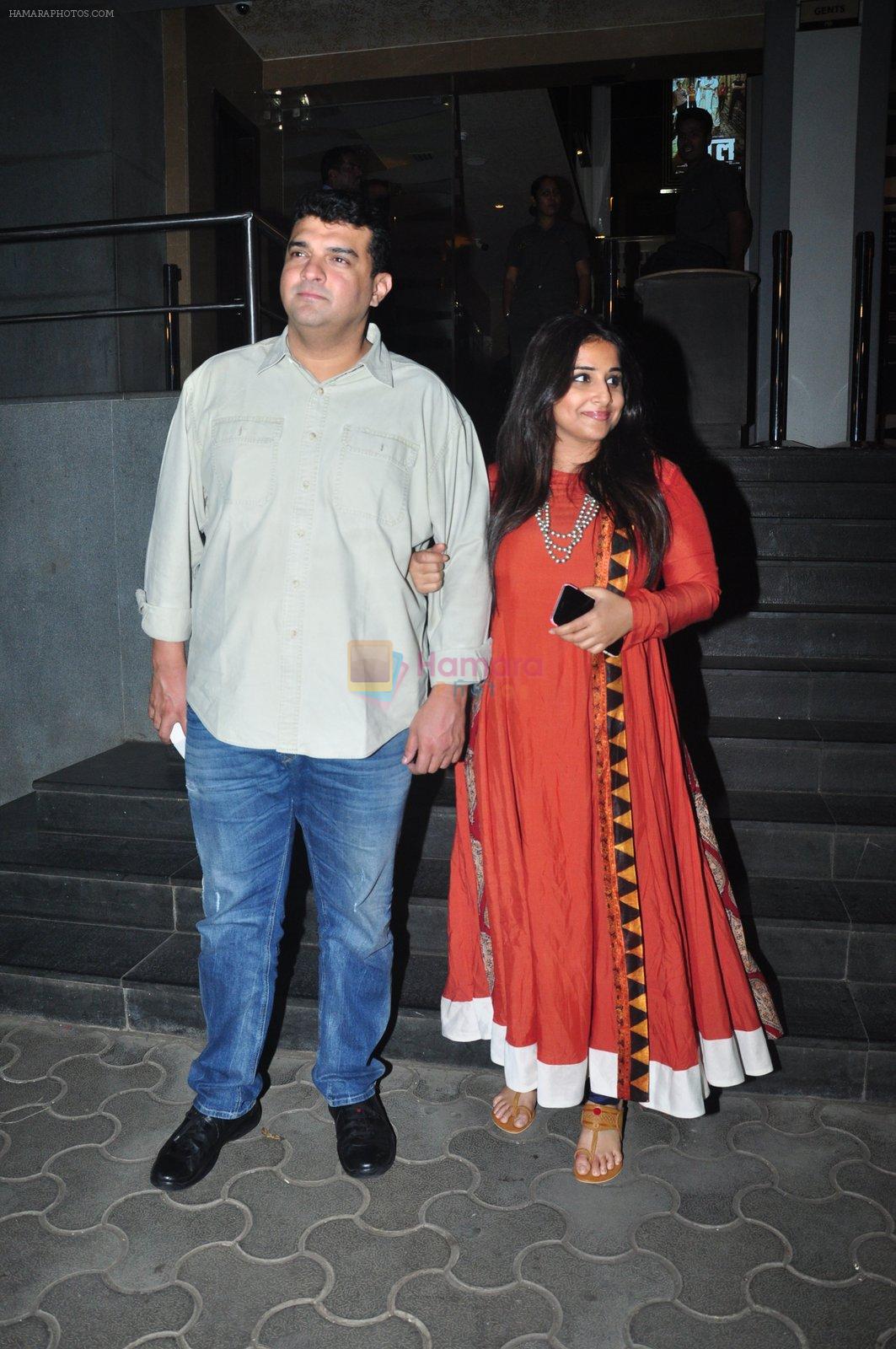 Vidya Balan, Siddharth Roy Kapoor at Dangal premiere on 22nd Dec 2016