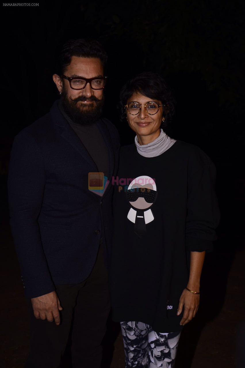 Aamir Khan and Kiran Rao at panchagani on 29th Dec 2016