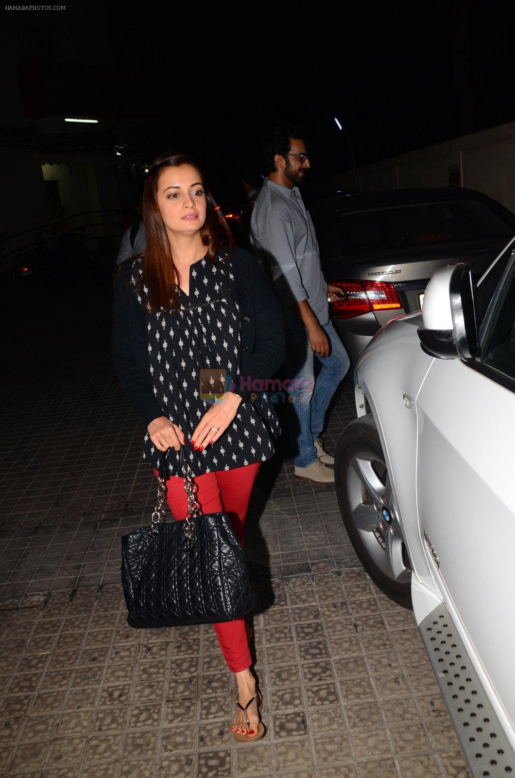 Dia Mirza watches Dangal on 29th Dec 2016