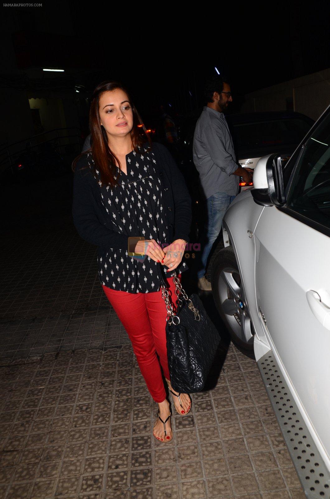Dia Mirza watches Dangal on 29th Dec 2016