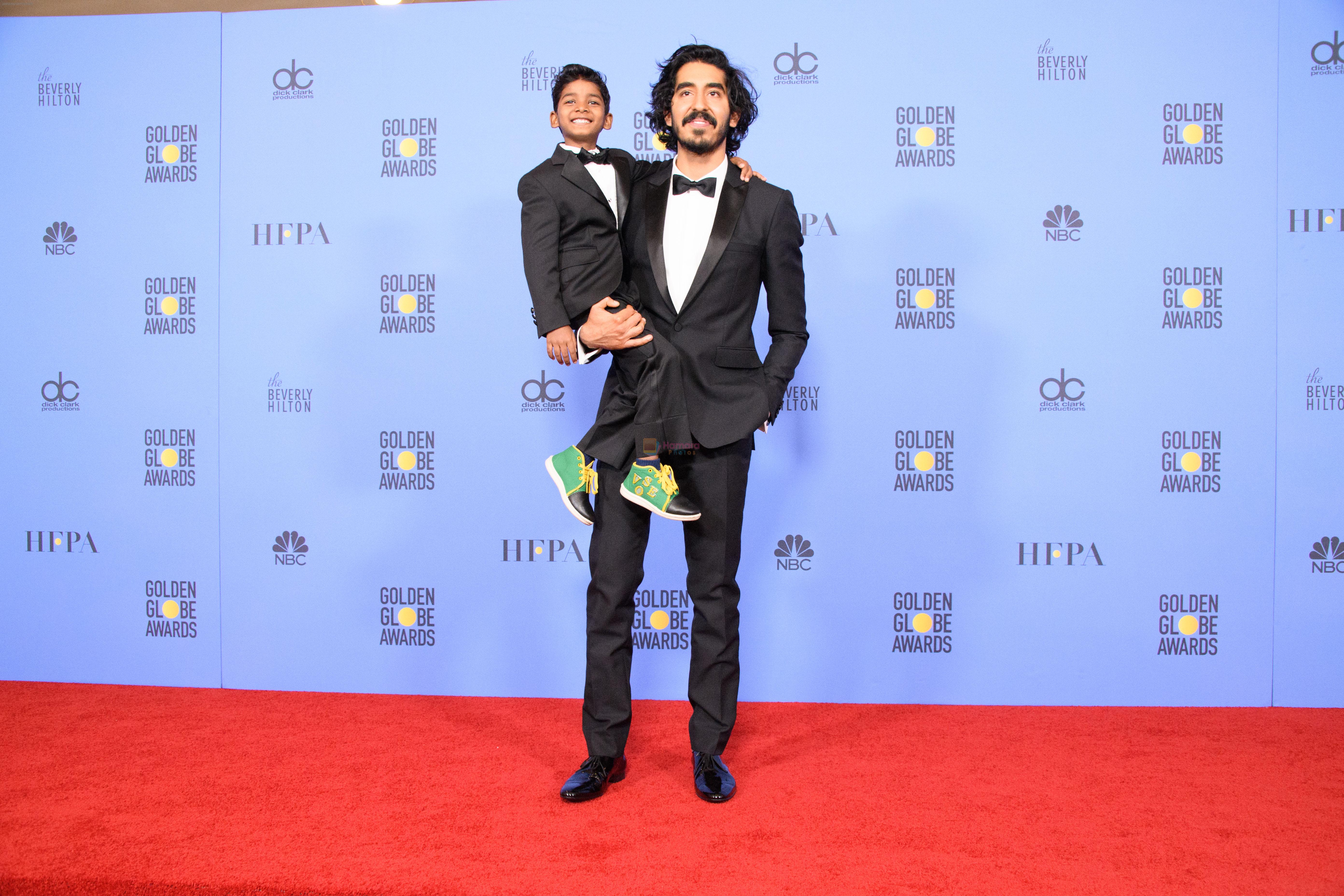 Dev Patel at 74th Golden Globe Awards