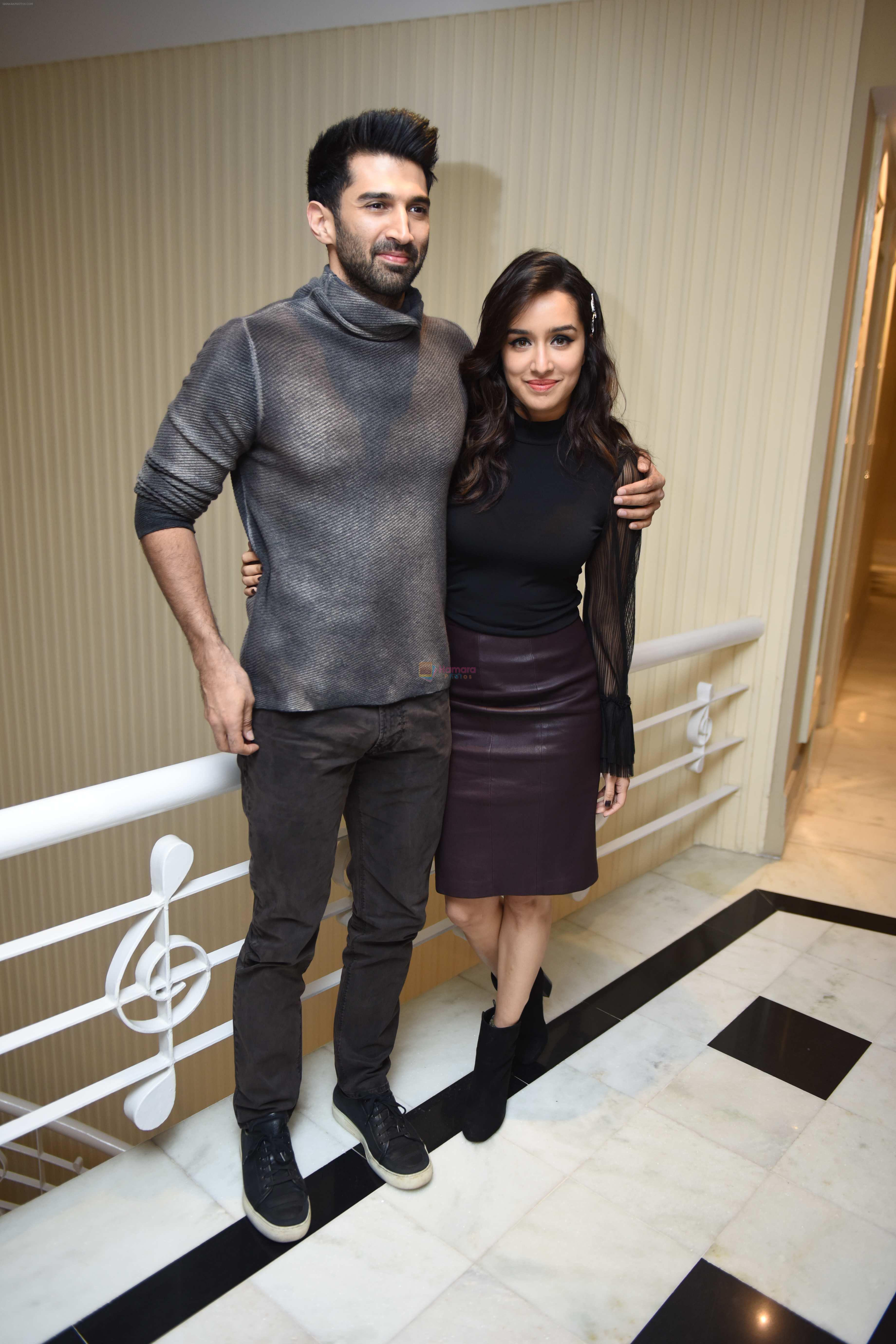 Shraddha Kapoor, Aditya Roy Kapoor promotes Ok Jaanu in Delhi on 11th Jan 2017