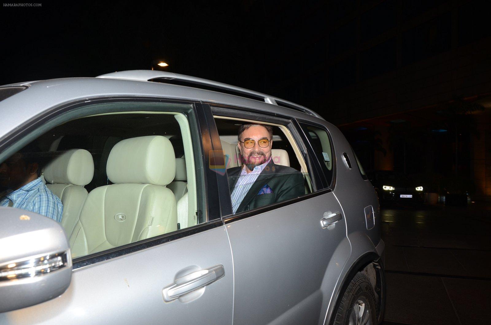Kabir Bedi snapped as they go for filmfare pre party on 9th Jan 2017