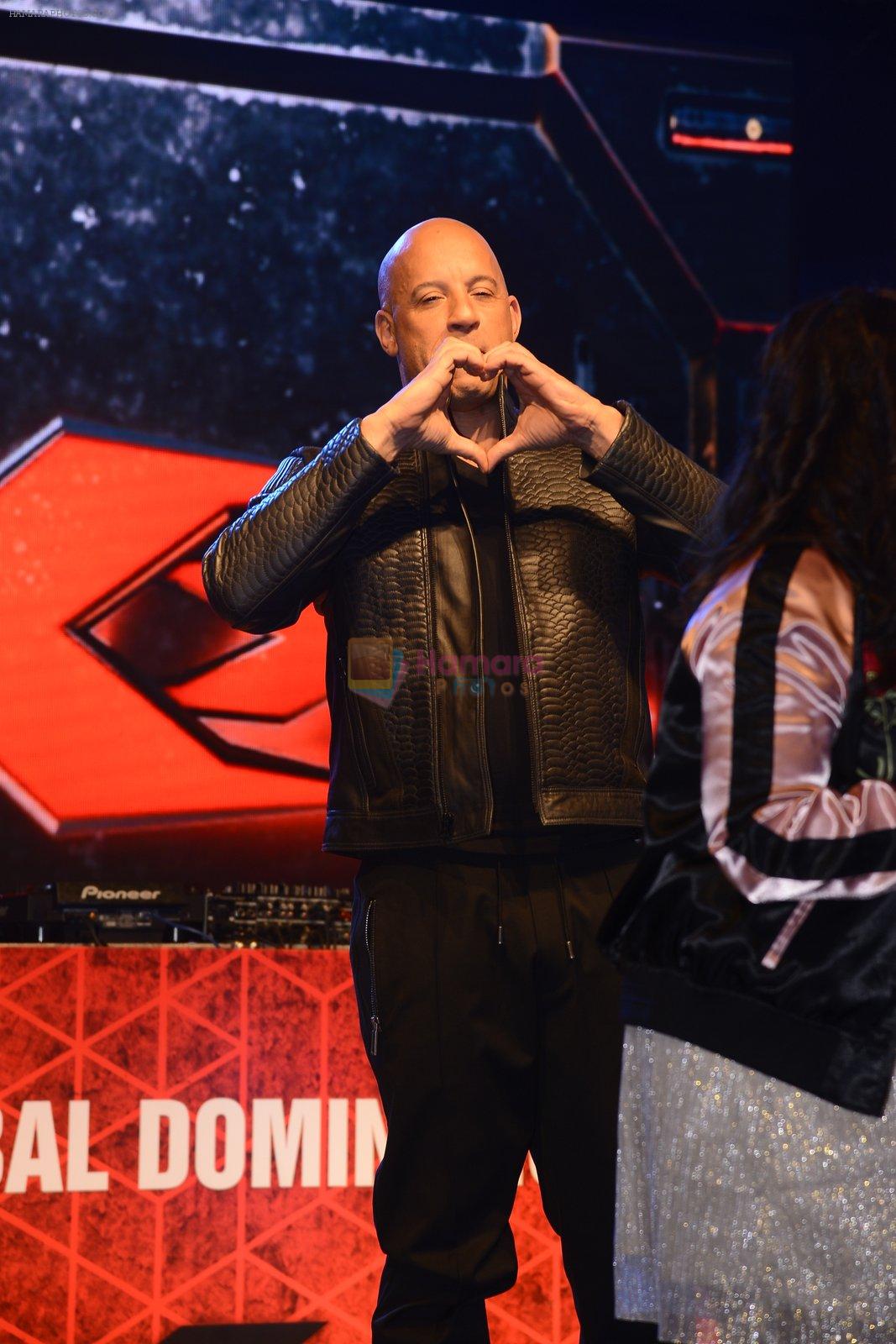 Vin Diesel at XXX Concert on 12th Jan 2017