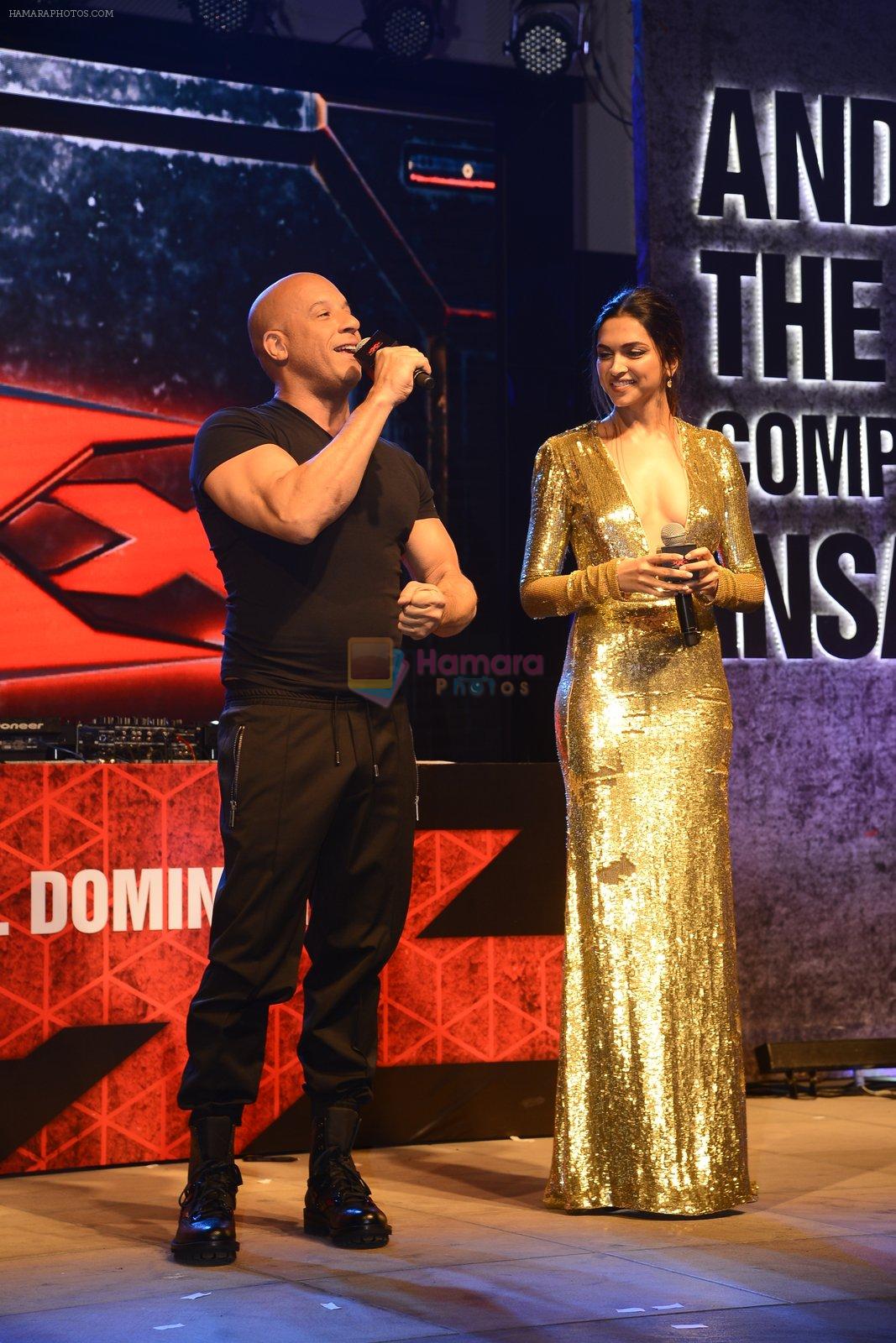 Deepika Padukone, Vin Diesel at XXX Concert on 12th Jan 2017