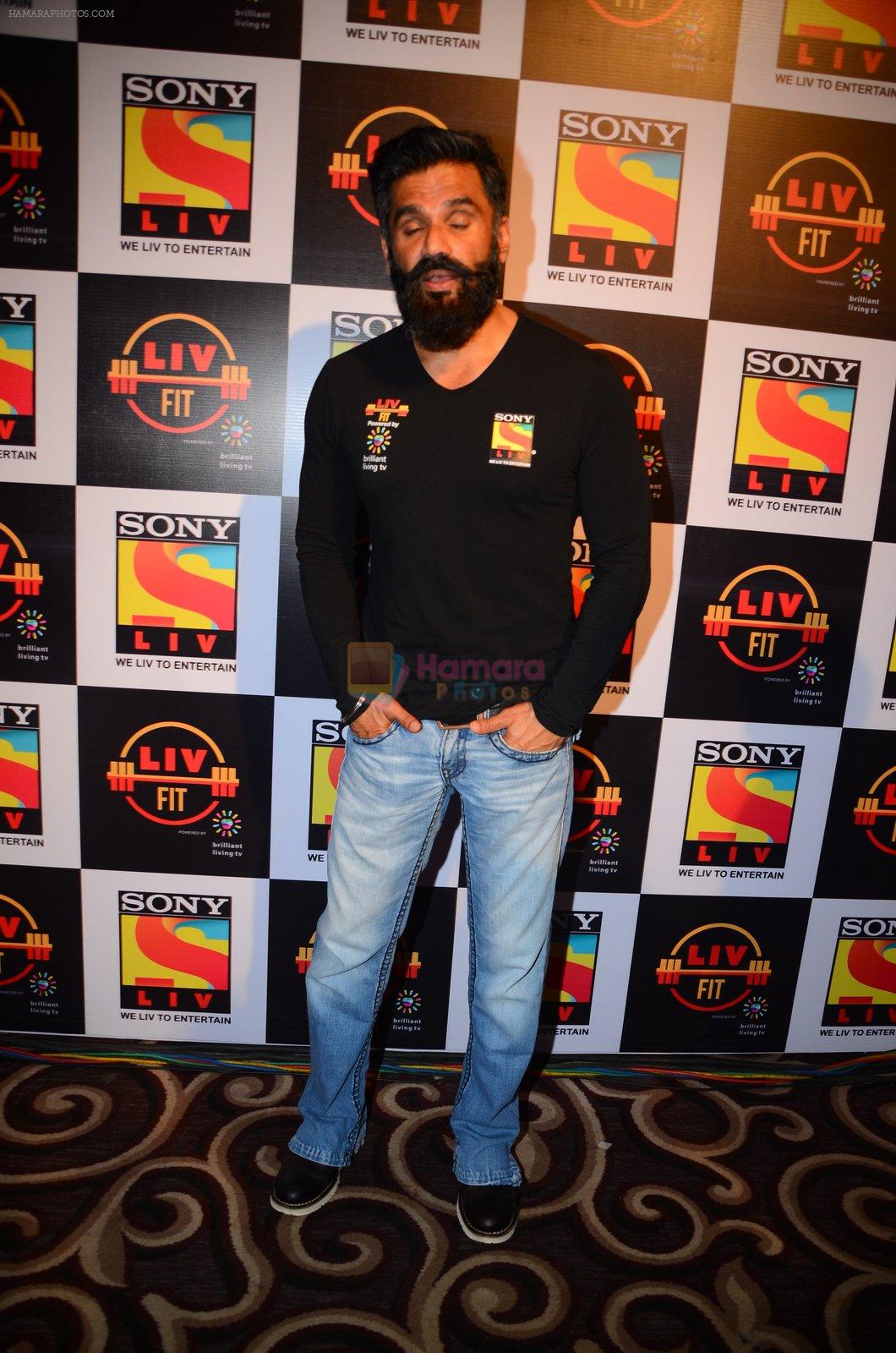 Sunil Shetty snapped at Sony Liv fitness event on 19th Jan 2017