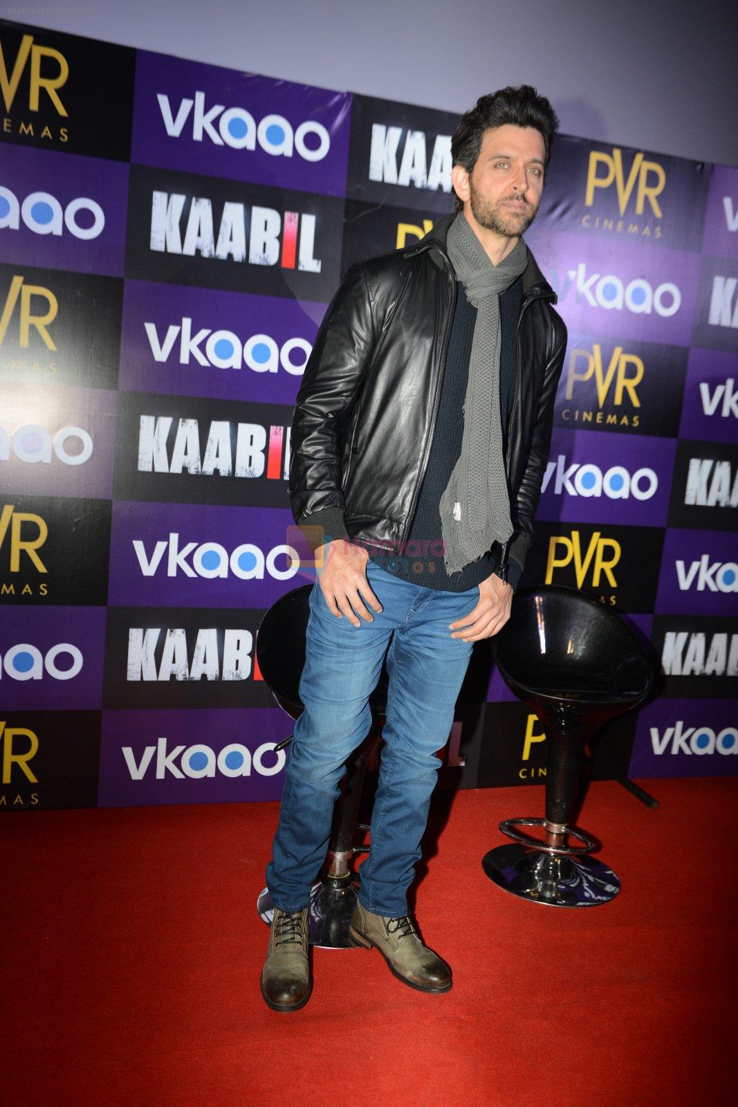 Hrithik Roshan at Kaabil Press Conference in Delhi on 20th Jan 2017