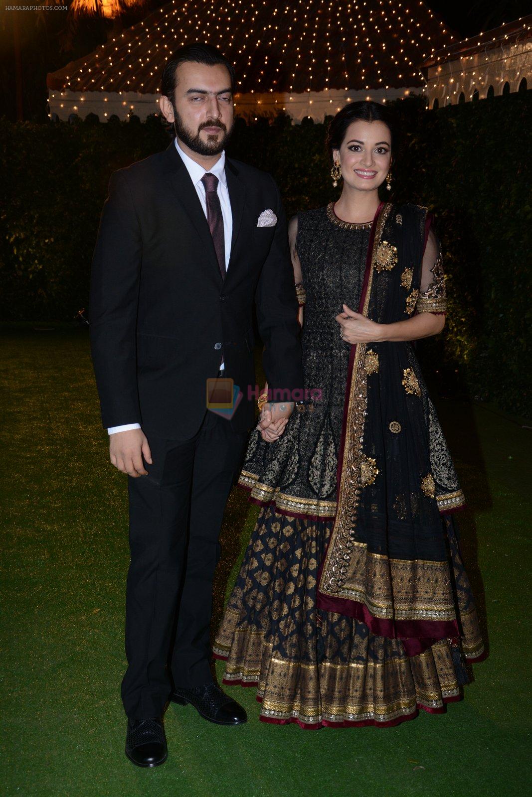 Dia Mirza at Ronnie Screwala daughter wedding reception on 20th Jan 2017