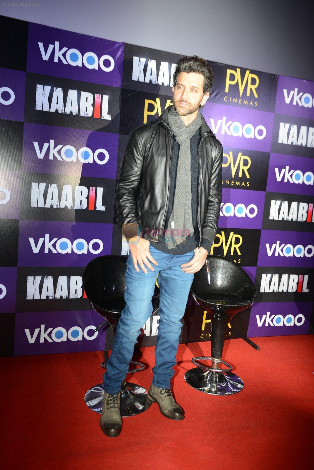 Hrithik Roshan at Kaabil Press Conference in Delhi on 20th Jan 2017