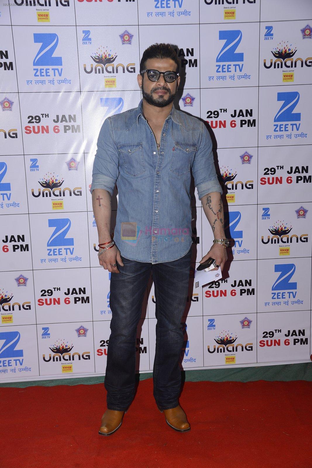 Karan Patel at Umang Show on 21st Jan 2017
