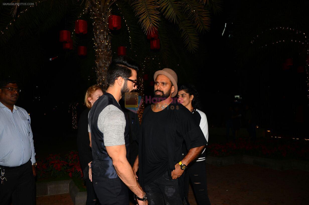 Shahid Kapoor snapped with director bosco