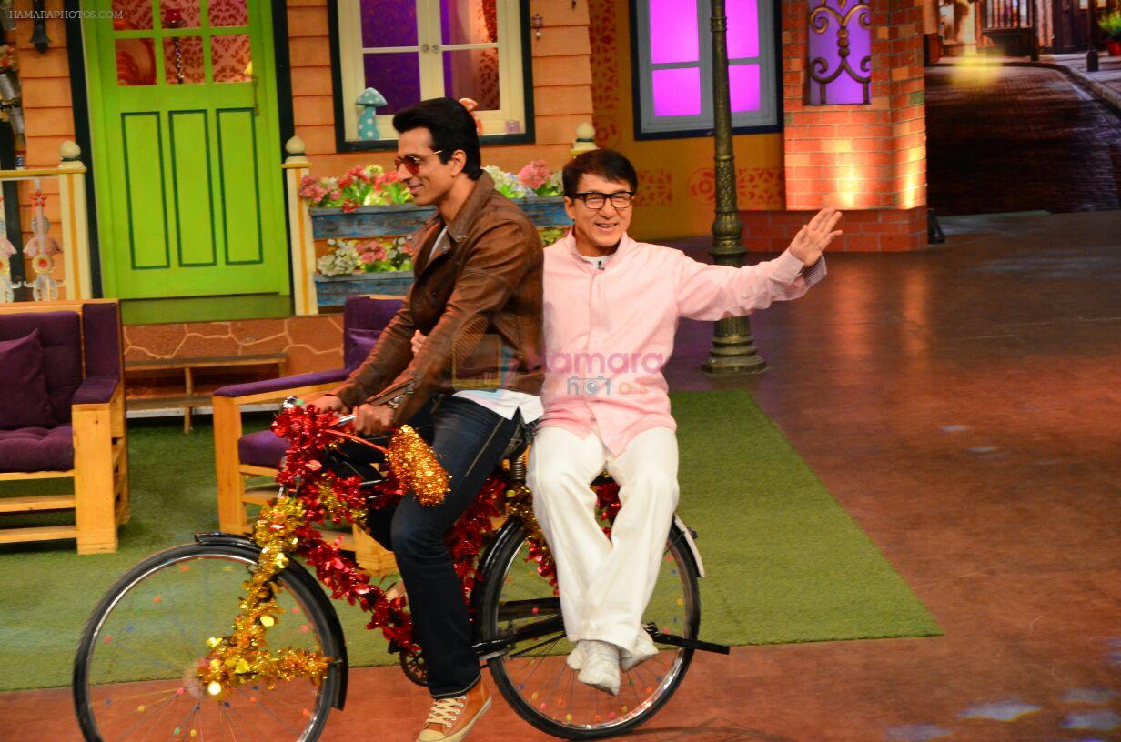 Jackie Chan on the sets of The Kapil Sharma Show on 23rd Jan 2017