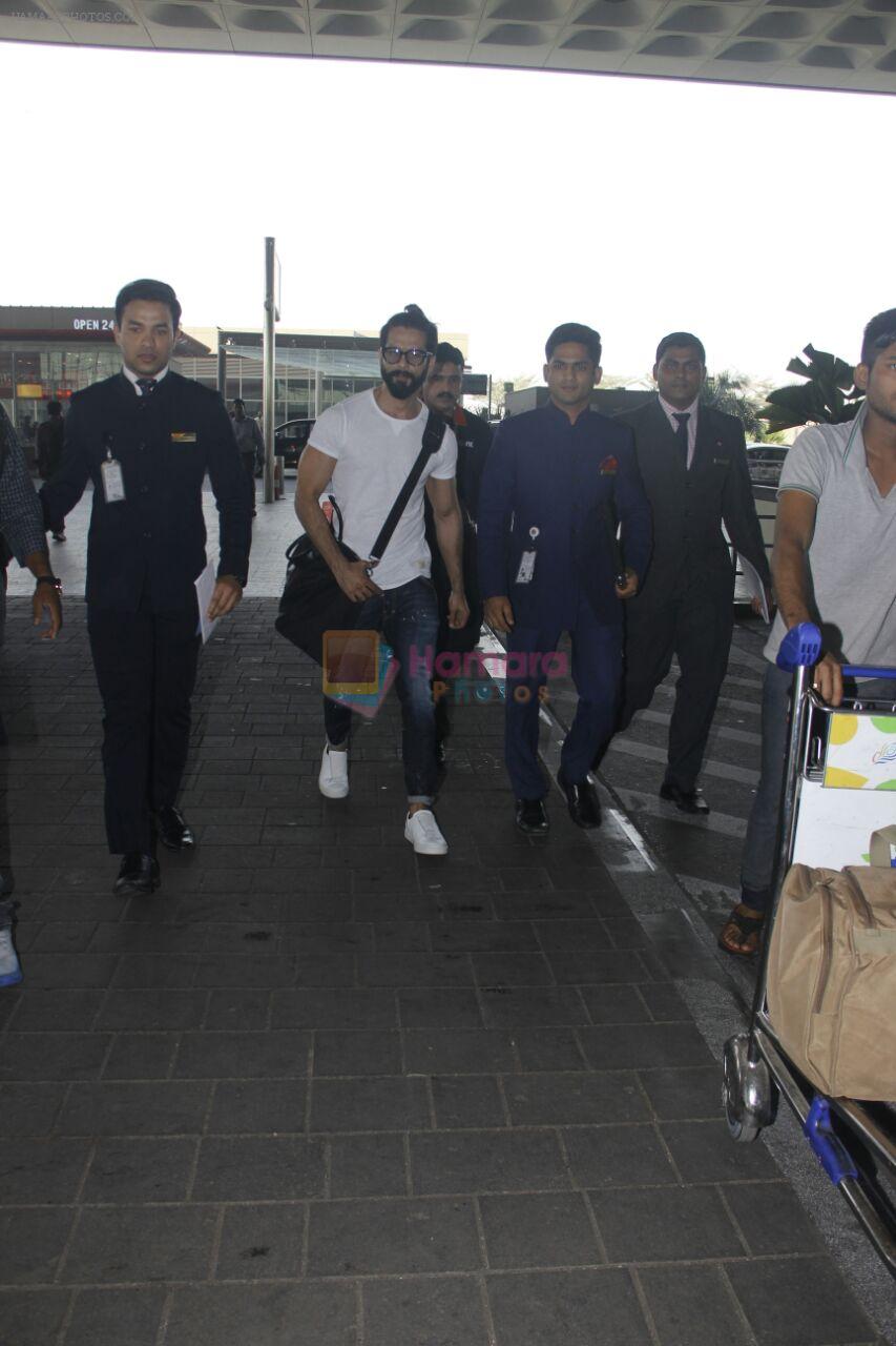 Shahid Kapoor snapped at airport on 24th Jan 2017