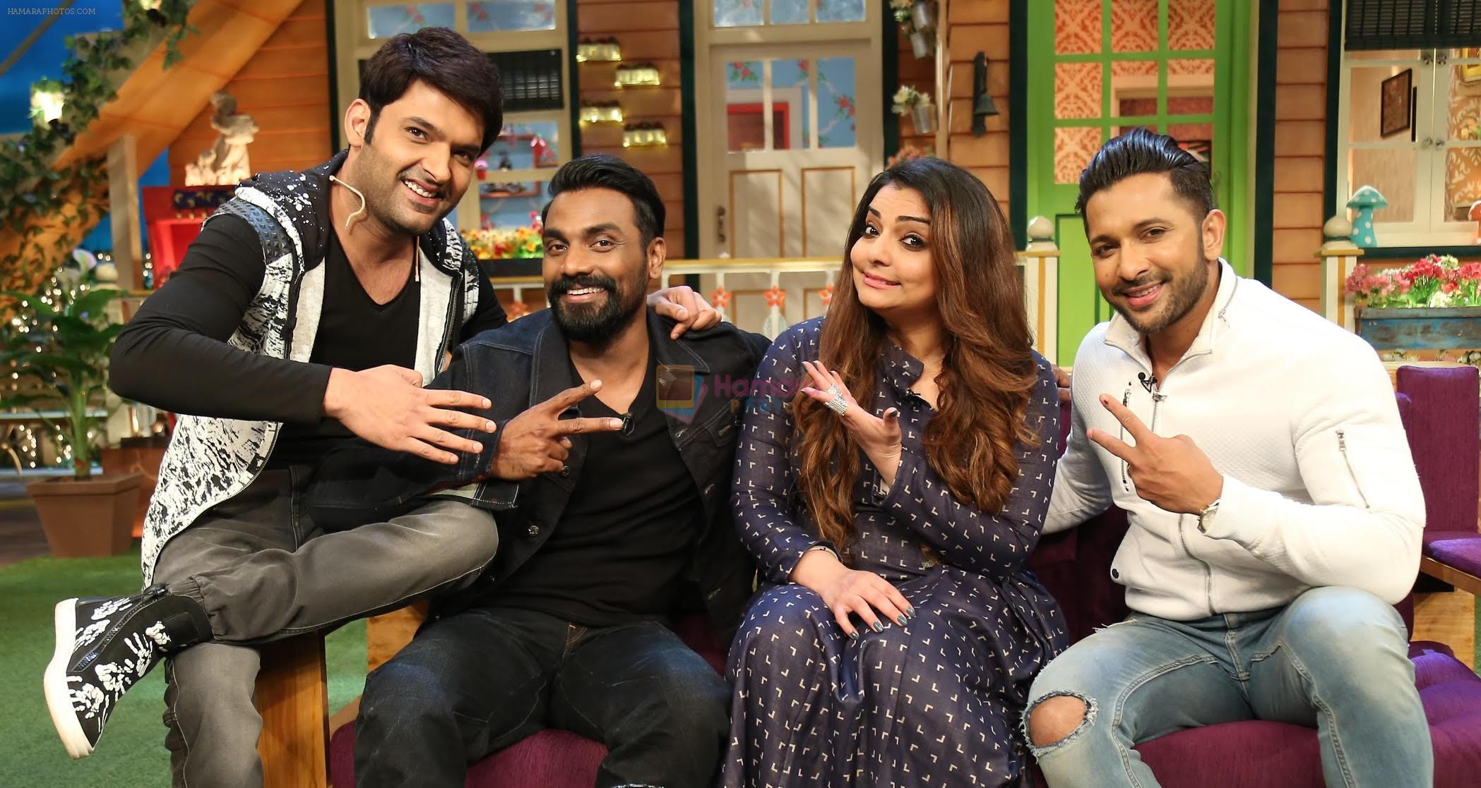 Remo D Souza, Vaibhavi Merchant,Terence Lewis at The Kapil Sharma Show