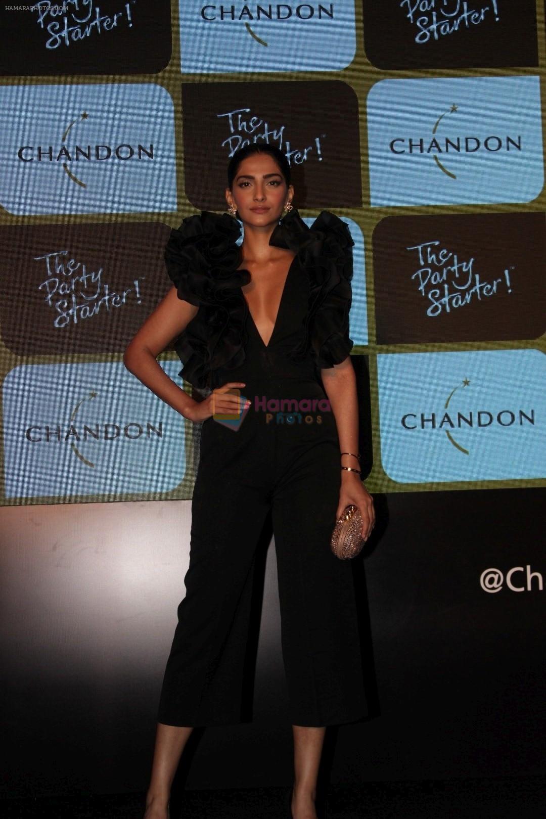 Sonam Kapoor at Chandon's Party Starter Song with singer Anushka on 2nd March 2017