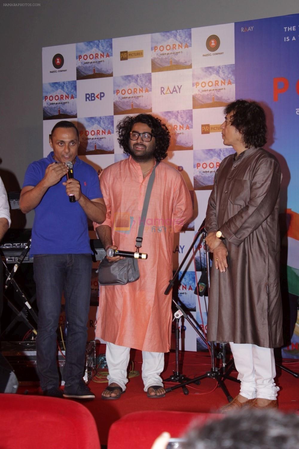 Arijit Singh, Zakir Hussain at the Music Launch Of Film Poorna on 3rd March 2017