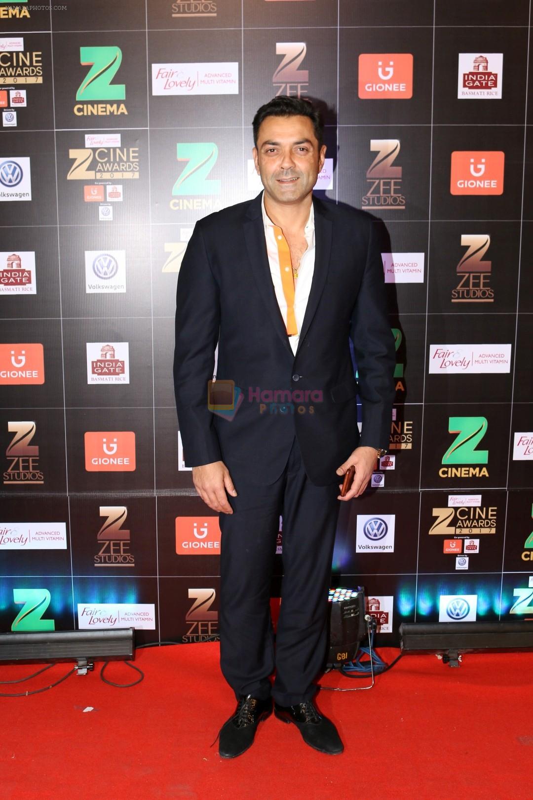 Bobby Deol at Red Carpet Of Zee Cine Awards 2017 on 12th March 2017