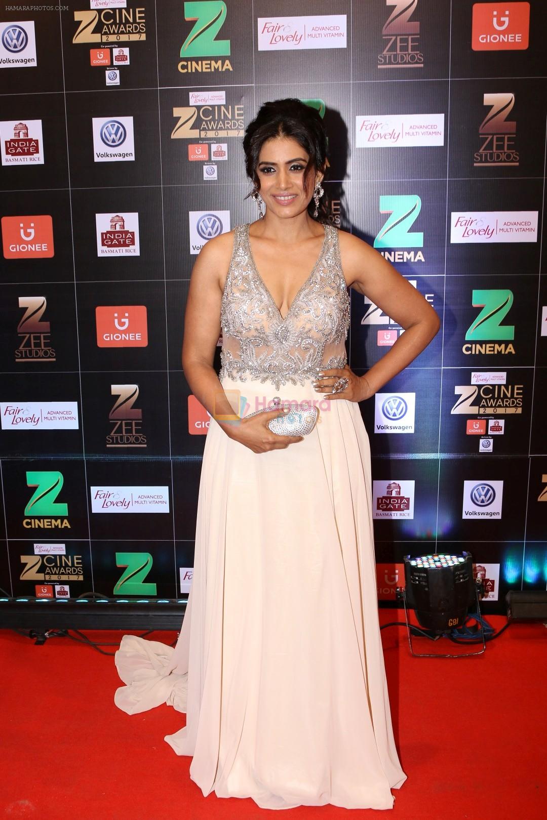 Sonali Kulkarni at Red Carpet Of Zee Cine Awards 2017 on 12th March 2017