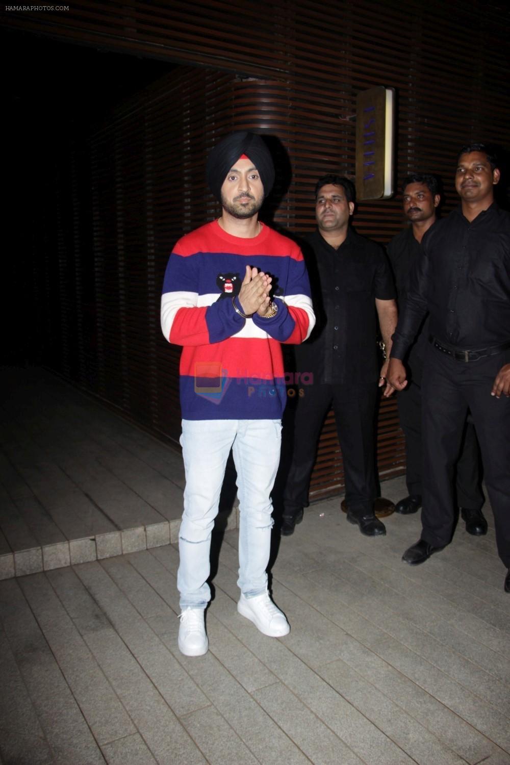 Diljit Dosanjh at the Success Party of Badrinath Ki Dulhania hosted by Varun on 16th March 2017