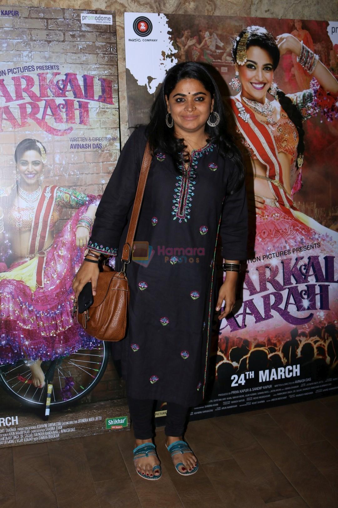 Ashwiny Iyer Tiwari at the Special Screening Of Anarkali Of Arrah on 23rd March 2017