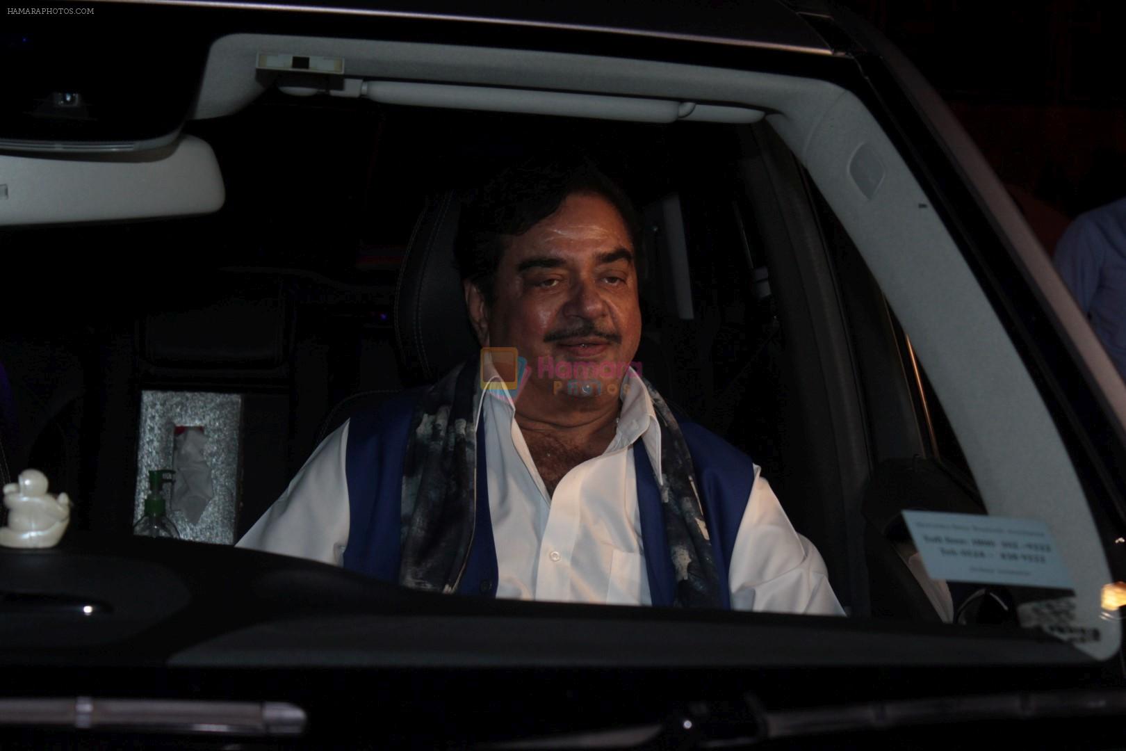 Shatrughan Sinha at the Special Screening Of Film Noor on 20th April 2017