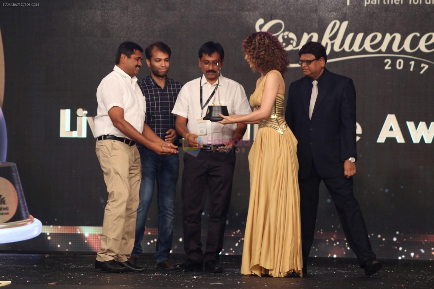 Kangana Ranaut Launch Liva Creme With Nikhil Thampi, Shivan, Naresh & Kasha on 21st April 2017
