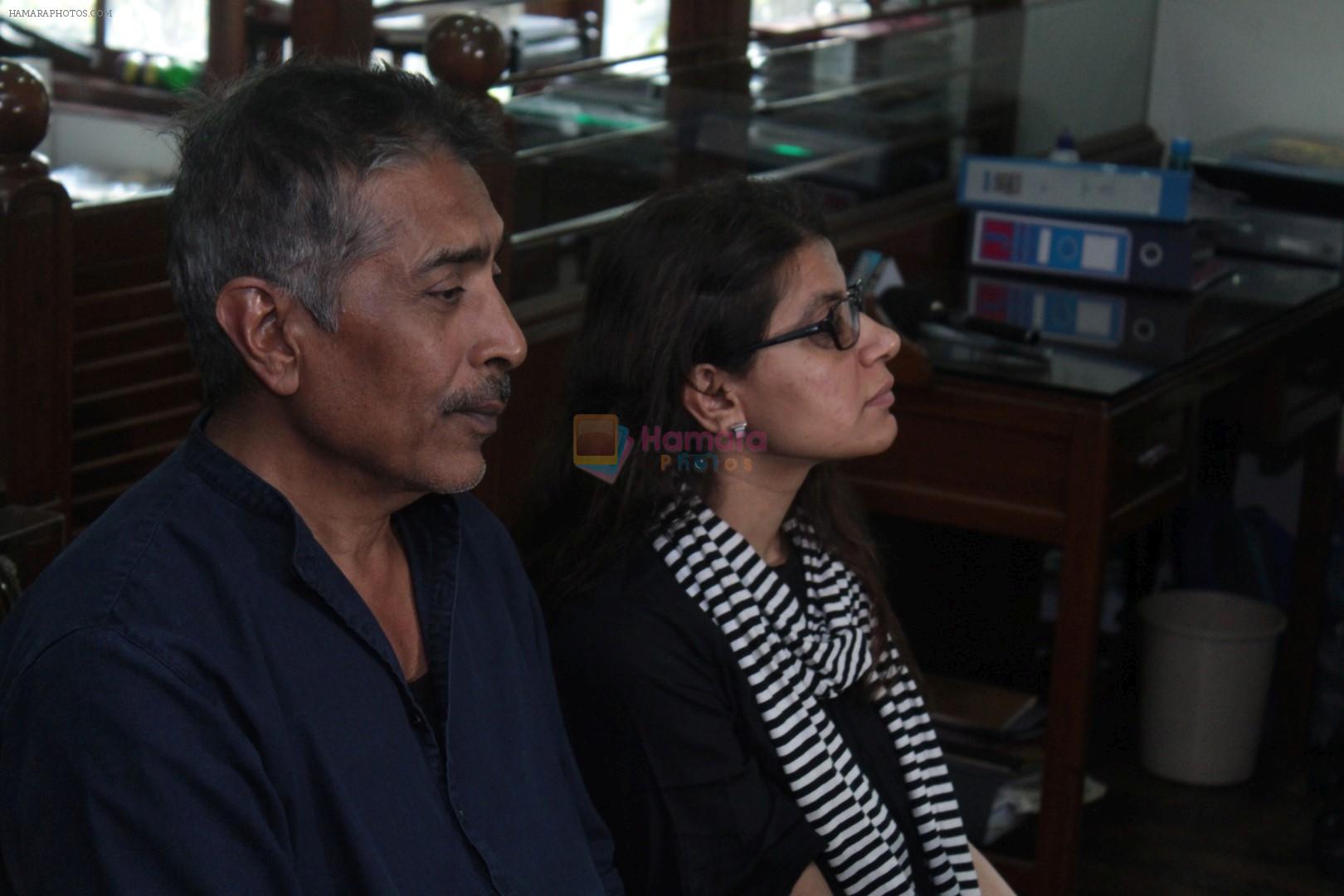Alankrita Shrivastava, Prakash Jha at the Press conference For The Film Lipstick Under My Burkha on 26th April 2017