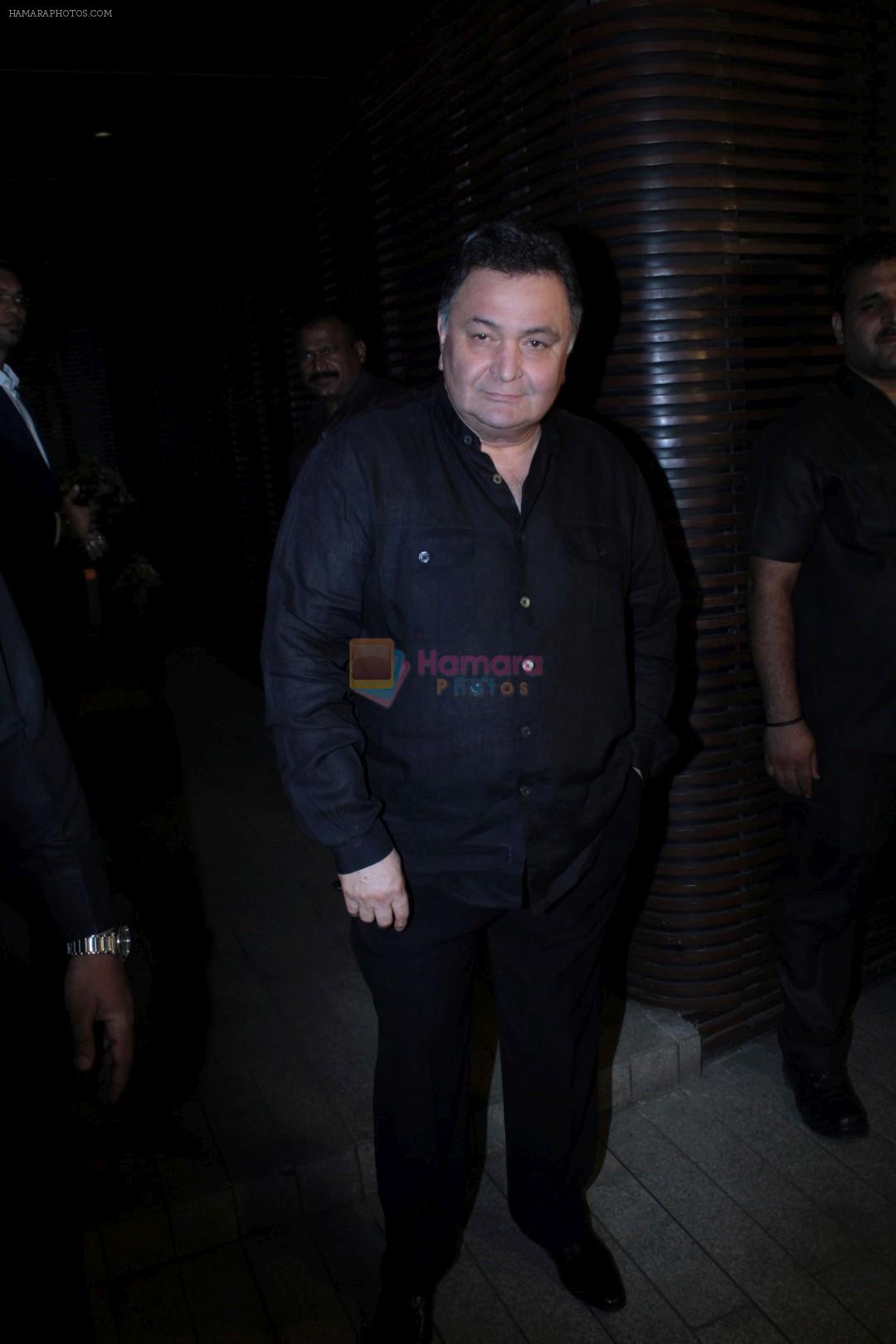 Rishi Kapoor at the Success Party Of Film Ventilator on 26th April 2017