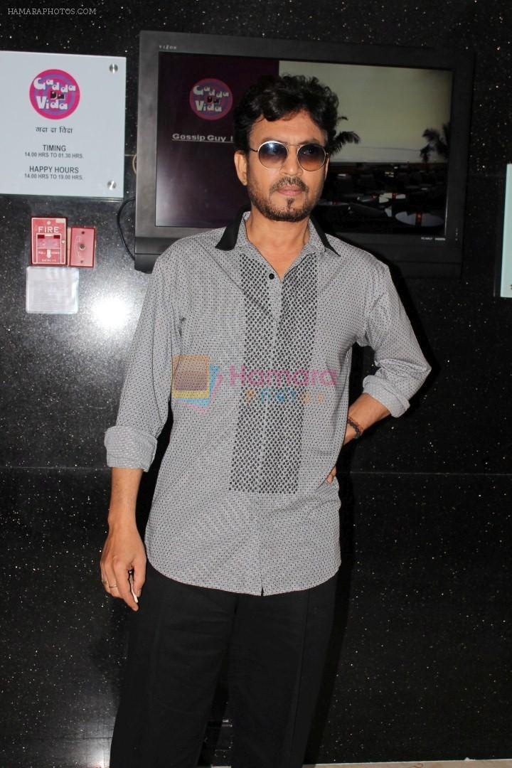 Irrfan Khan Spotted During Promotion Of Film Hindi Medium on 8th May 2017