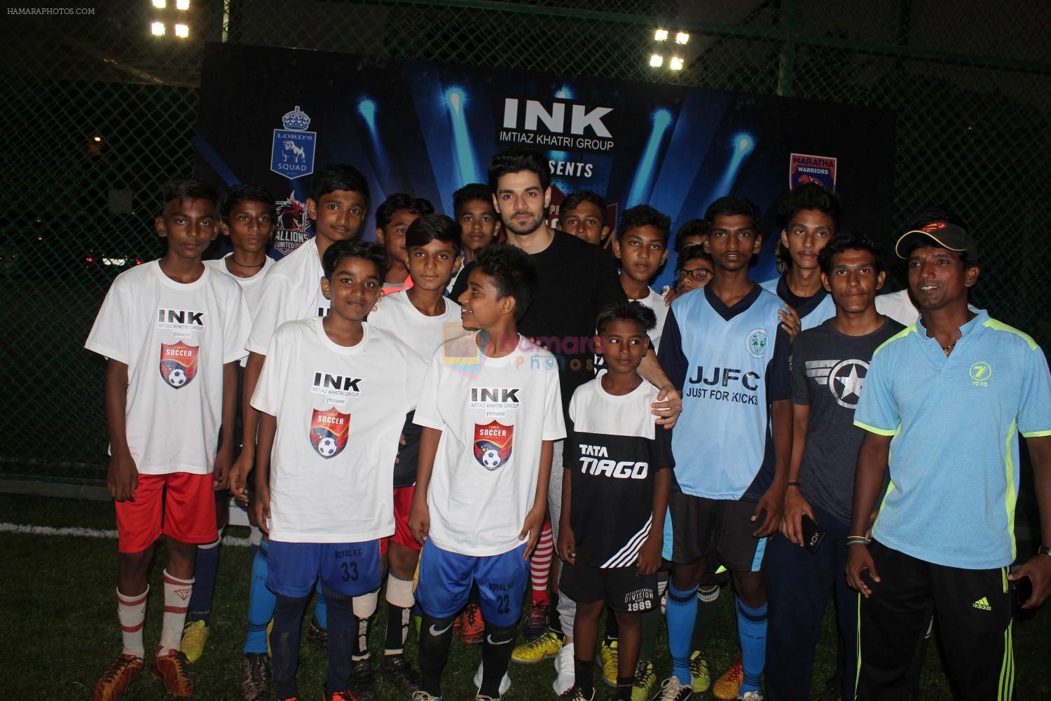 Sooraj Pancholi Launch Of 1st Edition Of Super Soccer Tournament on 8th May 2017