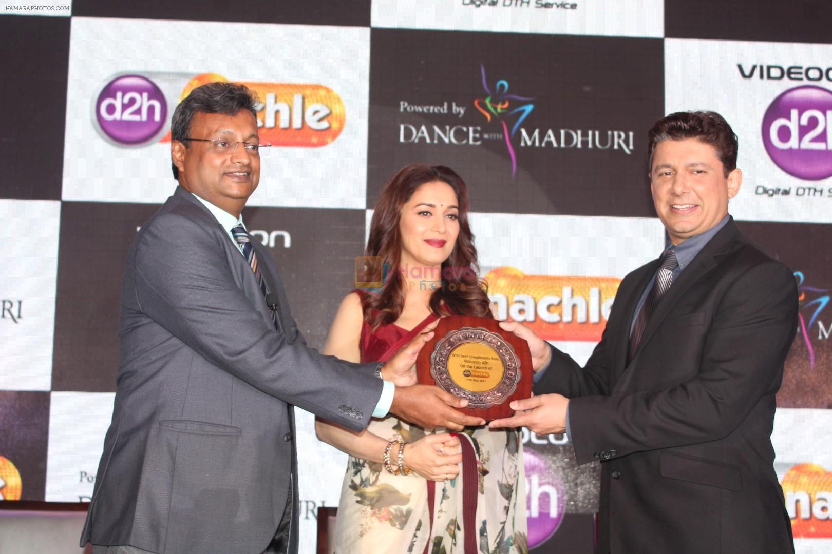 Madhuri Dixit, Sriram nene at Videocon D2h Launch Of New Channel on 10th May 2017