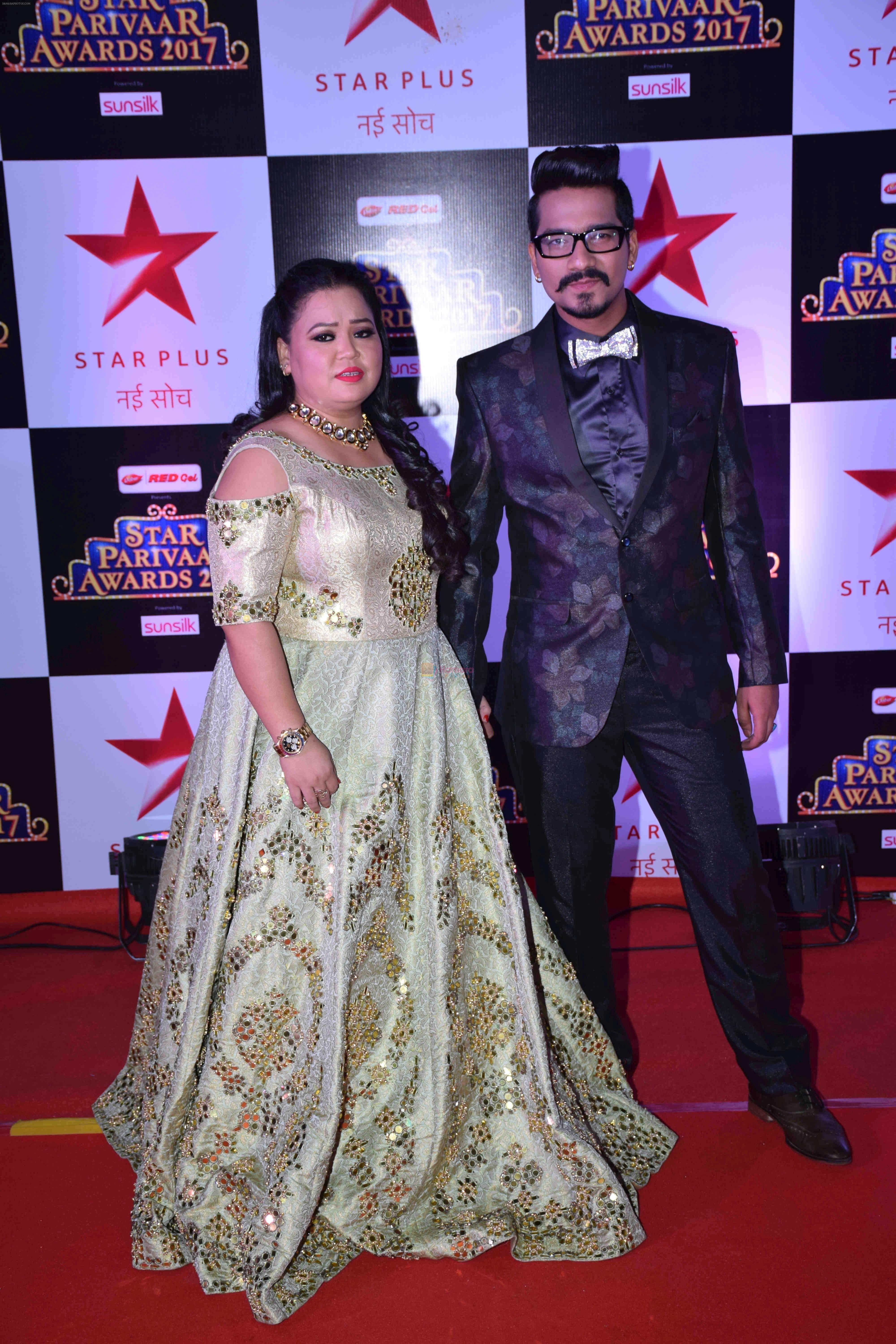 Bharti Singh at Star Parivaar Award 2017 Red Carpet on 15th May 2017