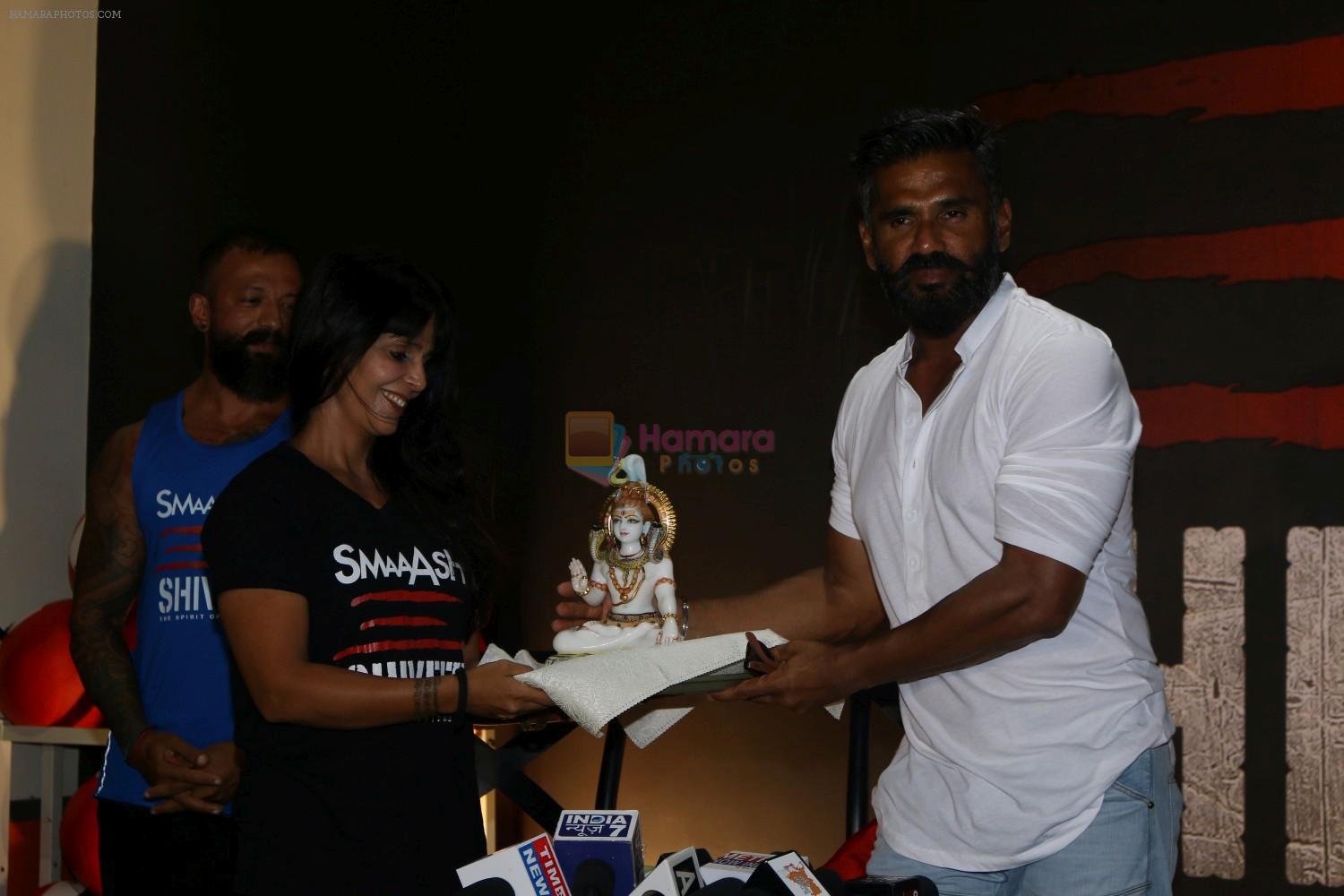 Suniel Shetty Launch Of Smaaash Shivfit on 17th May 2017