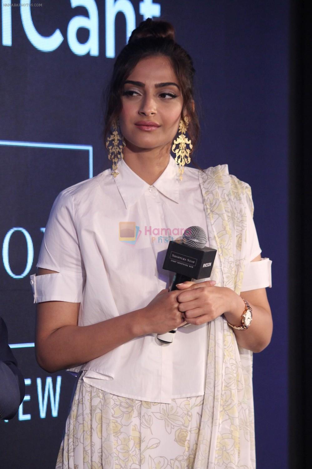 Sonam Kapoor at the Press Showcase Of Their High Street Brand Rheson on 17th May 2017