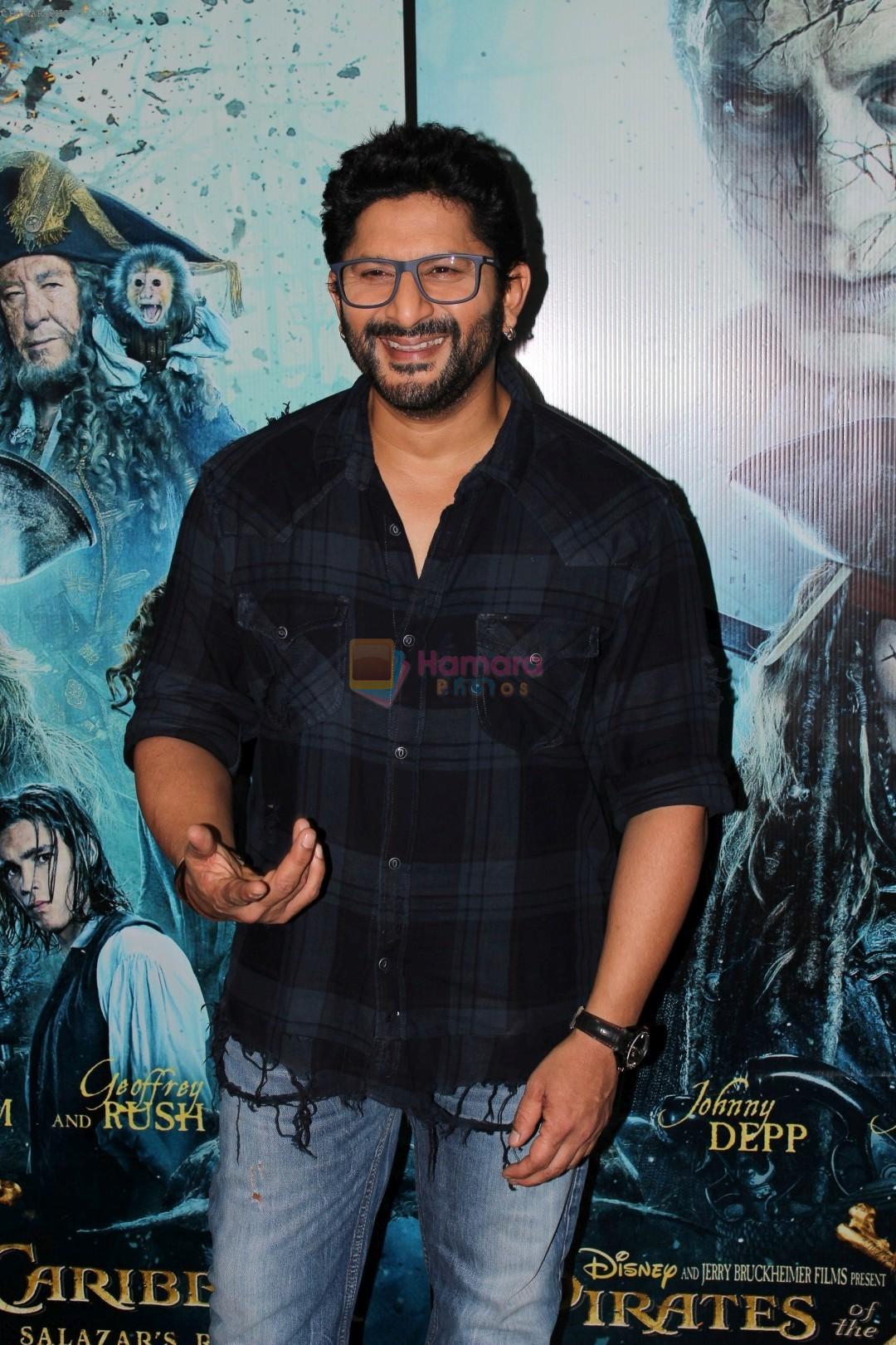 Arshad Warsi during the Promotion of Hindi Version of Pirates Of Caribbean Salazar's Revenge on 19th May 2017