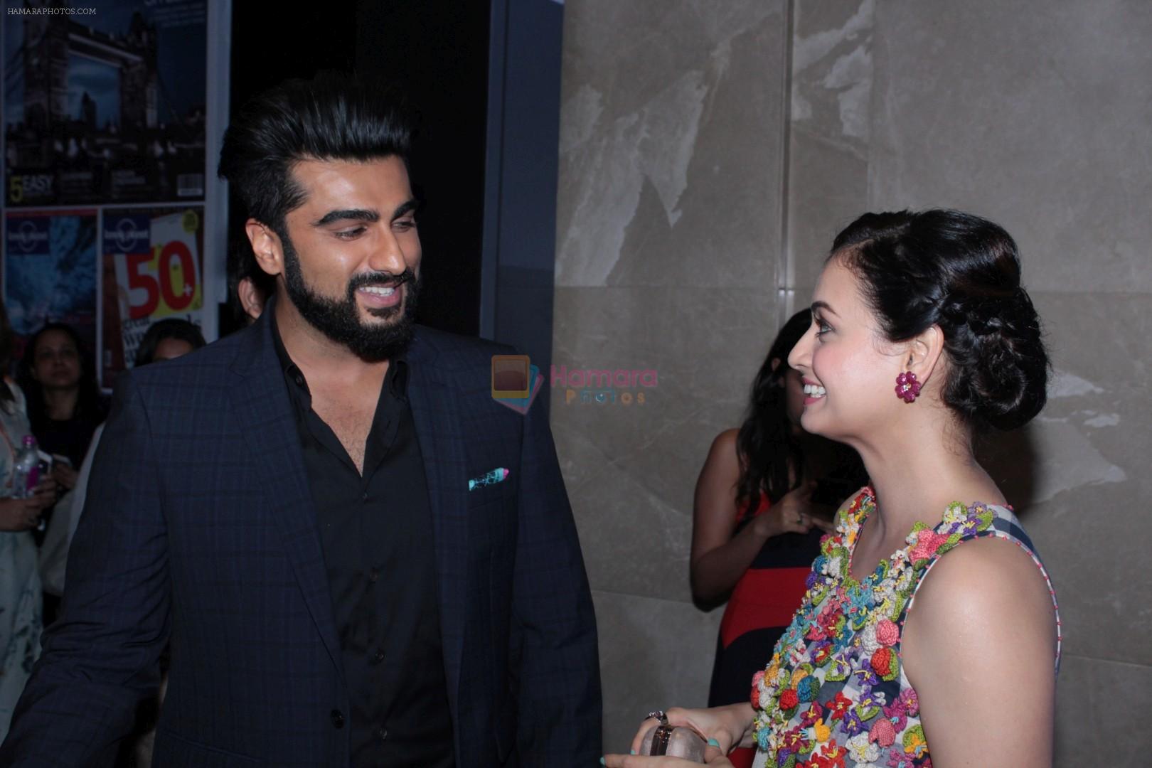 Dia Mirza, Arjun Kapoor at the Red Carpet Of 6th Lonely Planet Magazine India Travel Awards on 25th May 2017
